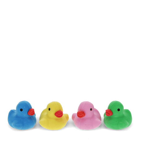 Erasers (set of 4) - Ducks