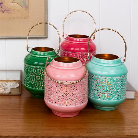 Enamel tealight lantern