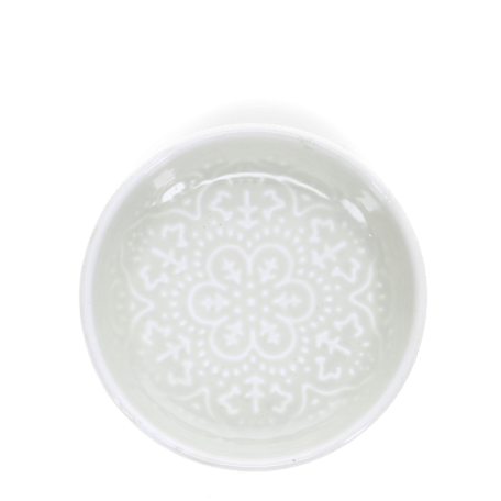  Enamel trinket dish - Light grey