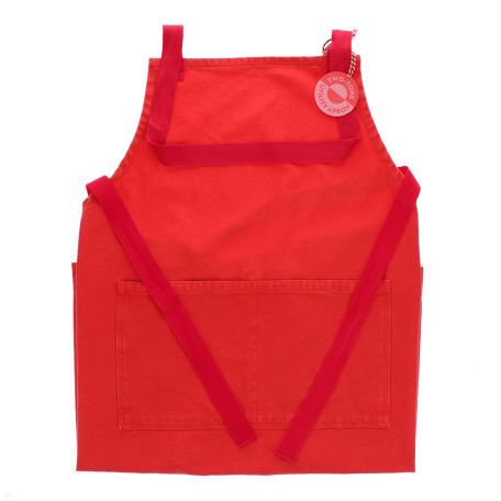 Two-tone utility apron - Red