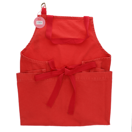 Two-tone utility apron - Red