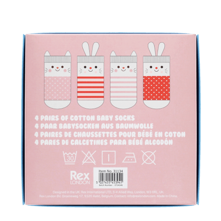 Baby socks (4 pairs) - Lottie and Friends