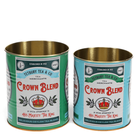 Medium storage tins (set of 2) - Crown Blend