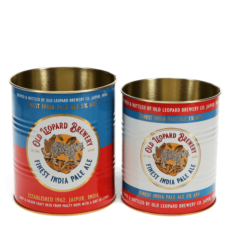 Medium storage tins (set of 2) - Old Leopard Brewery