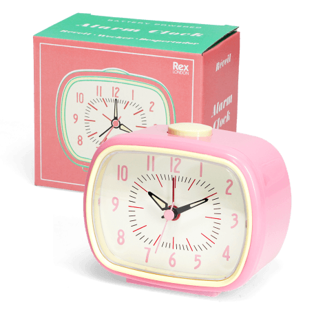 Retro alarm clock - Pink