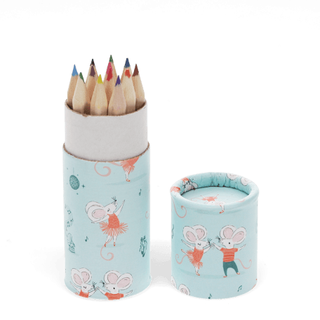 Tube of colouring pencils - Mimi and Milo