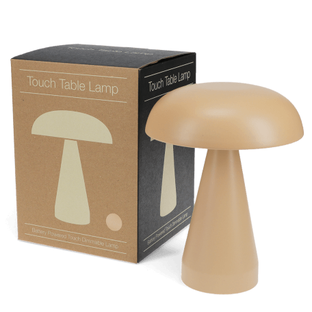 Touch dimmable mushroom table lamp - Fawn