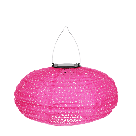 Outdoor solar UFO lantern - Fuchsia