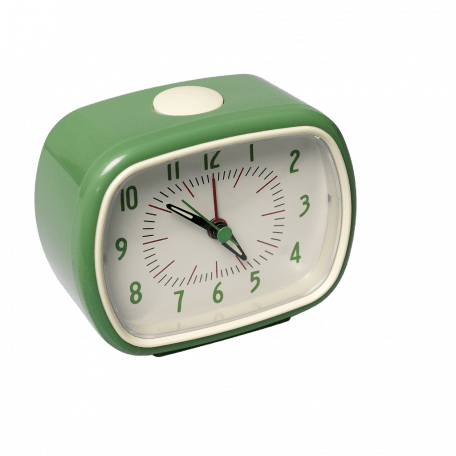 Green Retro Alarm Clock