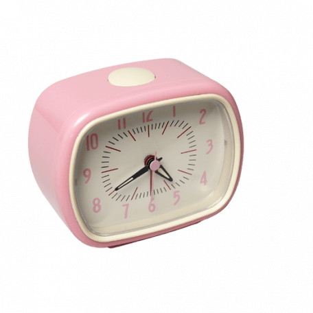 Pink Retro Alarm Clock