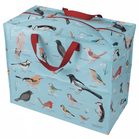 Garden Birds Design Jumbo Storage Bag