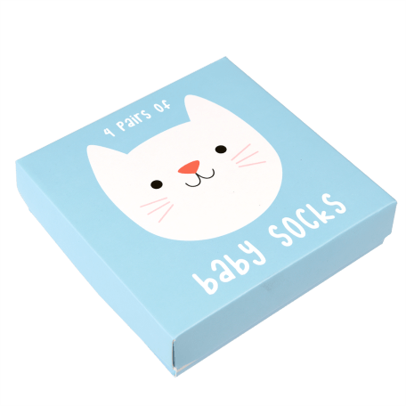 Kitten Baby Socks (4 Pairs)