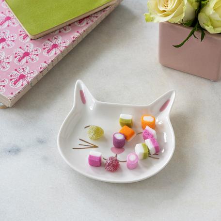 Cat Face Trinket Tray