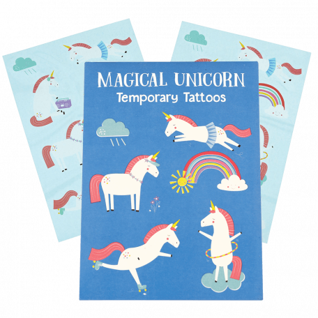 Magical Unicorn Temporary Tattoos (2 Sheets)