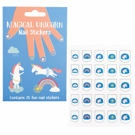 Magical Unicorn Nail Stickers (pack Of 25)