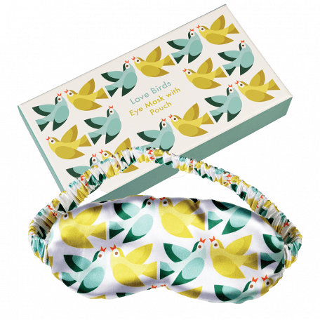 Love Birds Eye Mask And Pouch