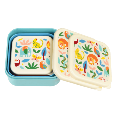 Wild Wonders Snack Boxes (set Of 3)