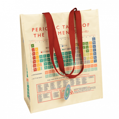 Periodic Table Recycled Shopping Bag