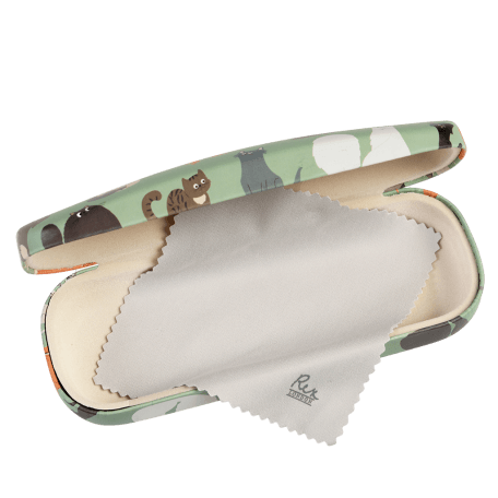 Nine Lives Glasses Case & Cleaning Cloth