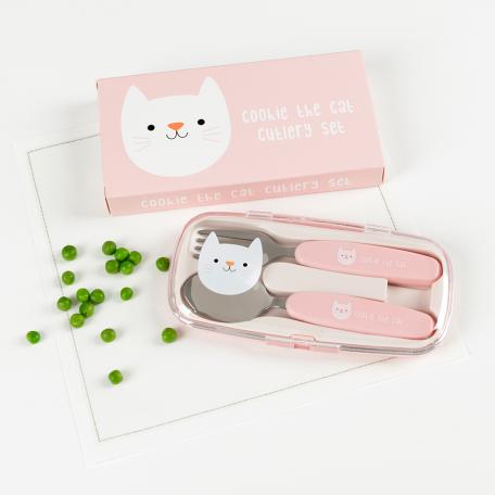 Cookie The Cat Cutlery Set