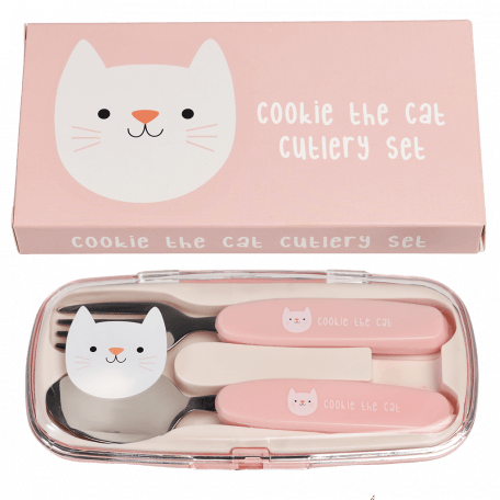 Cookie The Cat Cutlery Set