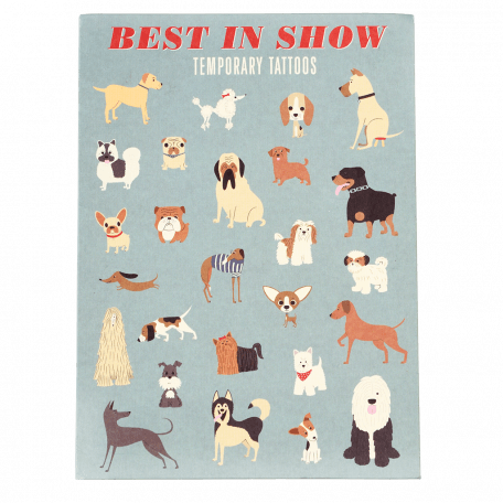 Best In Show Temporary Tattoos (2 Sheets)