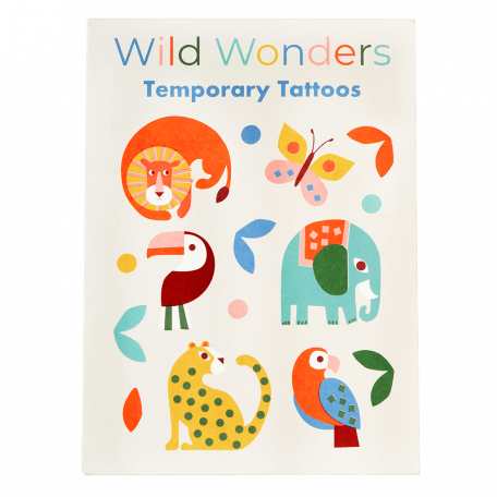 Wild Wonders Temporary Tattoos (2 Sheets)