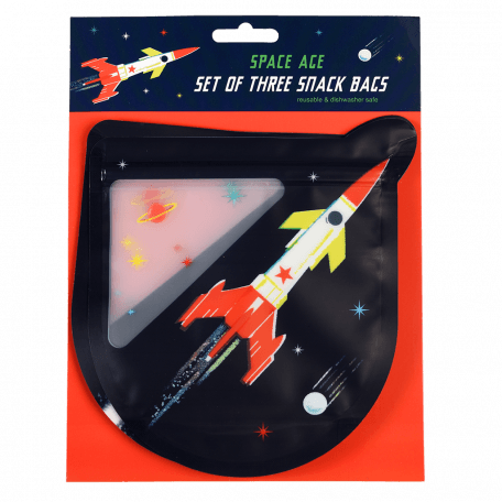 Space Age Snack Bags (set Of 3)