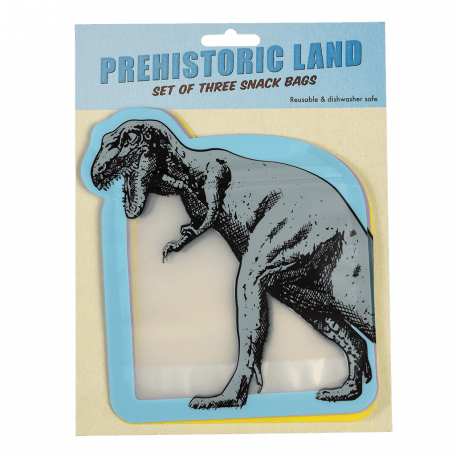 Prehistoric Land Snack Bags (set Of 3)