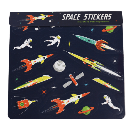 Space Age Stickers (3 Sheets)