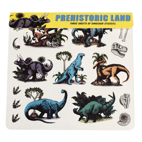 Prehistoric Land Stickers (3 Sheets)