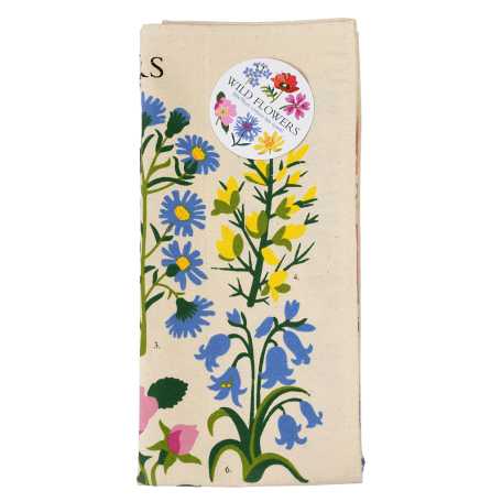 Wild Flowers Tea Towel