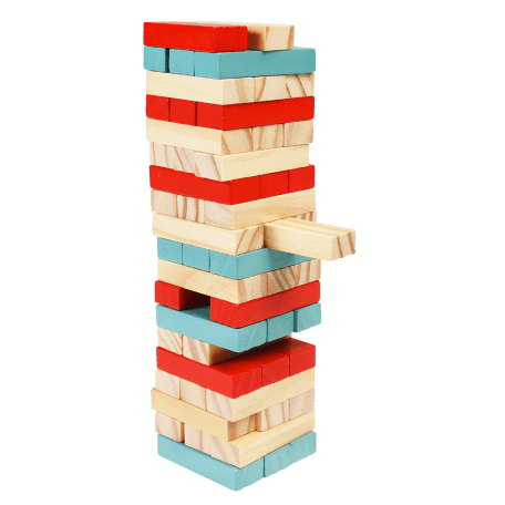 Mini Wooden Topple Tower