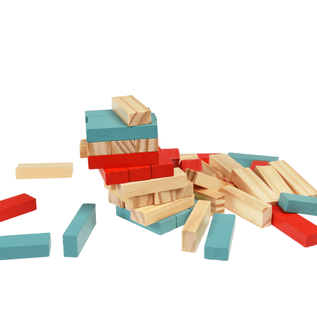 Mini Wooden Topple Tower