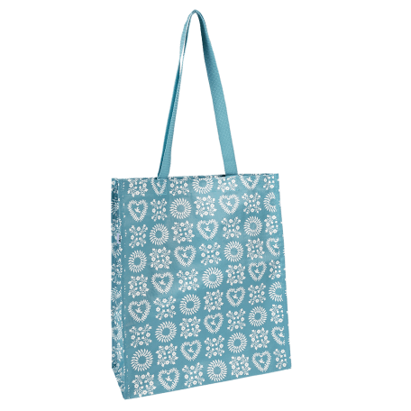 Blue Friendship Shopping Bag