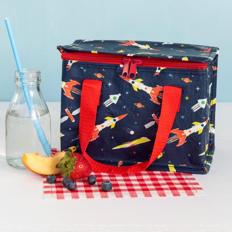 Space Age Rocket Lunch Bag