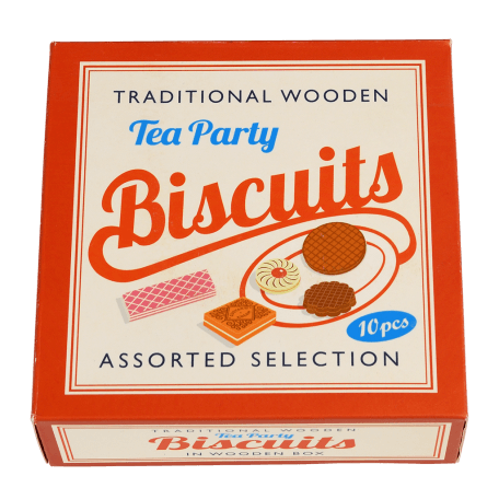 Traditional Wooden Tea Party Biscuits