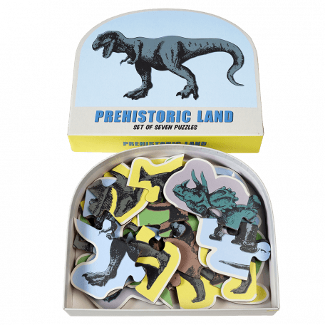 Prehistoric Land Set Of Seven Puzzles