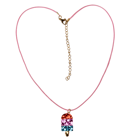 Ice Lolly Glitter Necklace