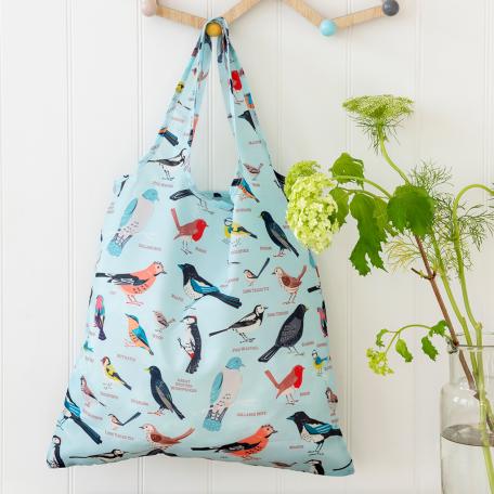 Garden Birds Recycled Foldaway Shopper Bag