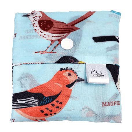 Garden Birds Recycled Foldaway Shopper Bag