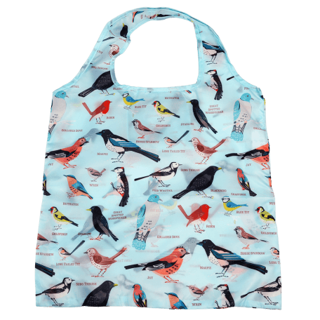 Garden Birds Recycled Foldaway Shopper Bag