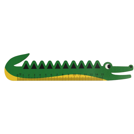 Crocodile Wooden Ruler