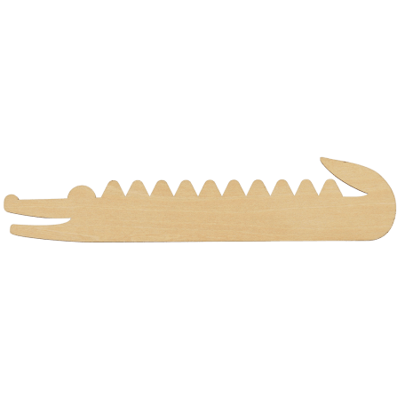 Crocodile Wooden Ruler