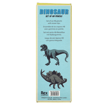 Prehistoric Land Hb Pencils (set Of Six)