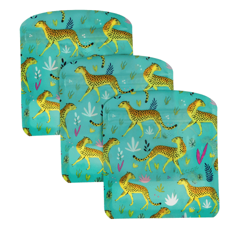 Cheetah Snack Bags (set Of 3)