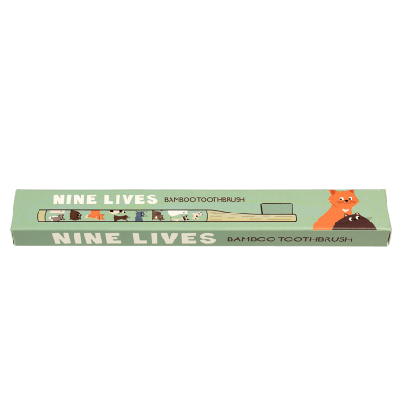 Nine Lives Bamboo Toothbrush