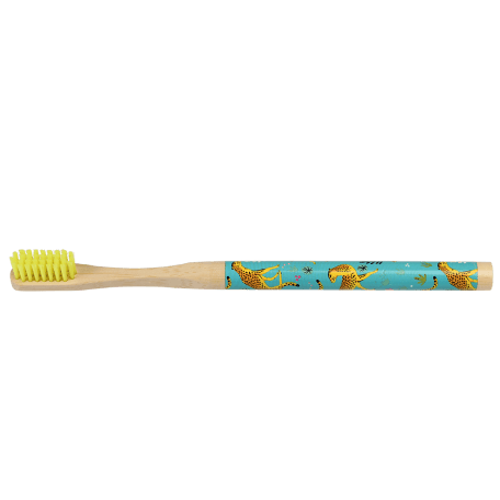 Cheetah Bamboo Toothbrush