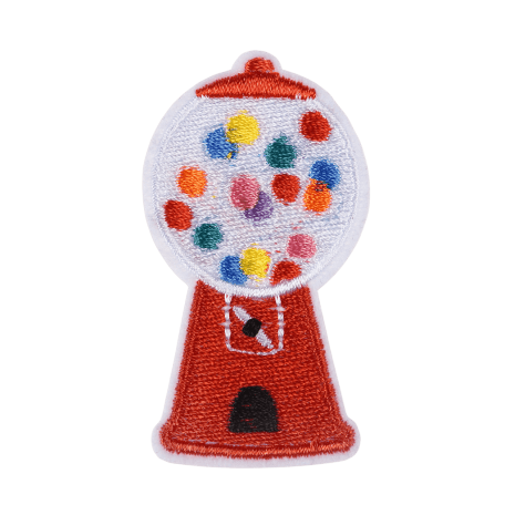 Iron On Bubblegum Machine Patch