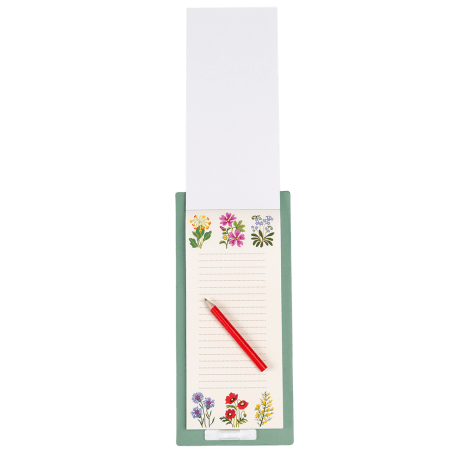 Wild Flowers Magnetic Shopping List